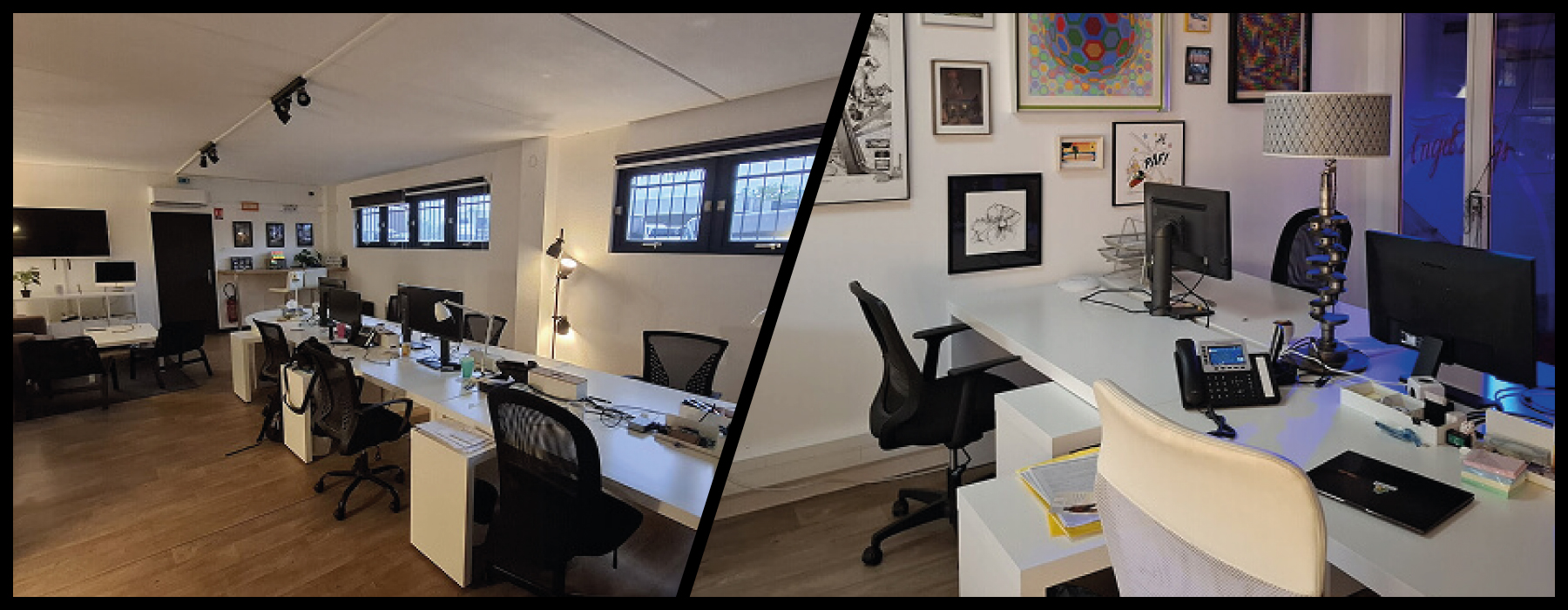 Montage des espaces bureaux Popwork